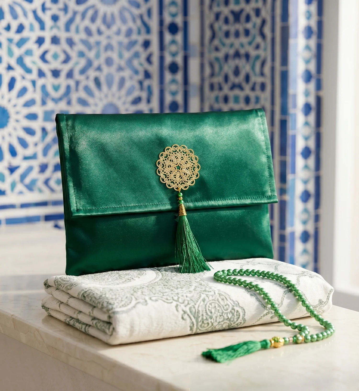 Coffret de prière Mihraa — Émeraude